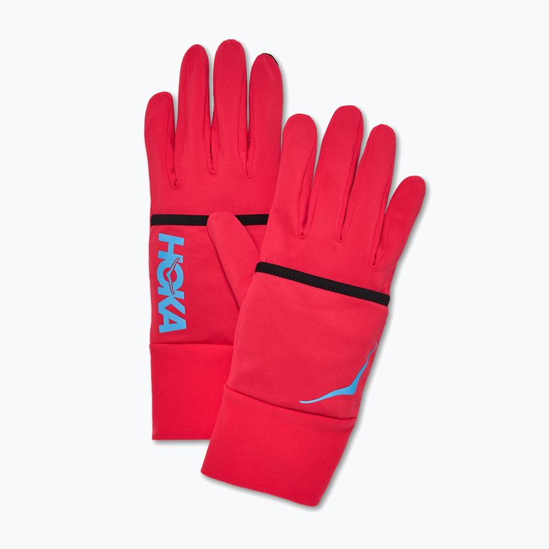 Mănuși de alergare HOKA Coldsnap Fleece Gloves cerise