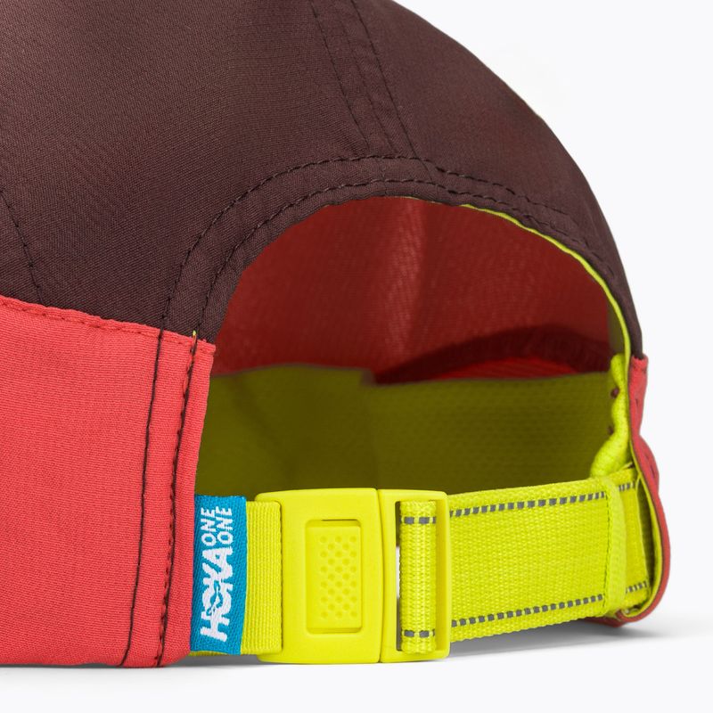 Șapcă HOKA Run Hat deep mauve/red agate 4