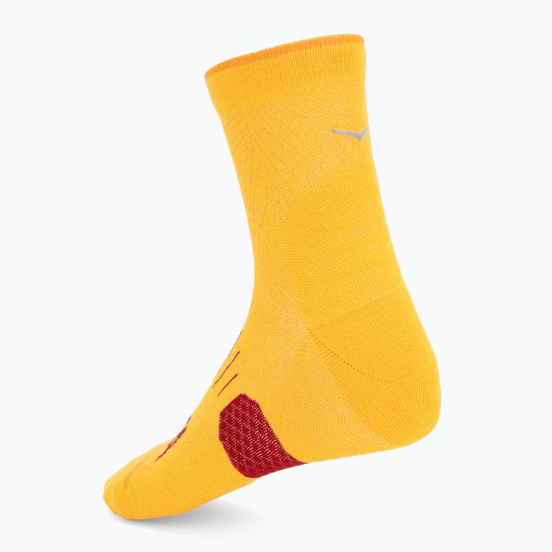 Șosete HOKA Quarter Run Sock 3-Pack egg yolk/cerise/virtual violet 5