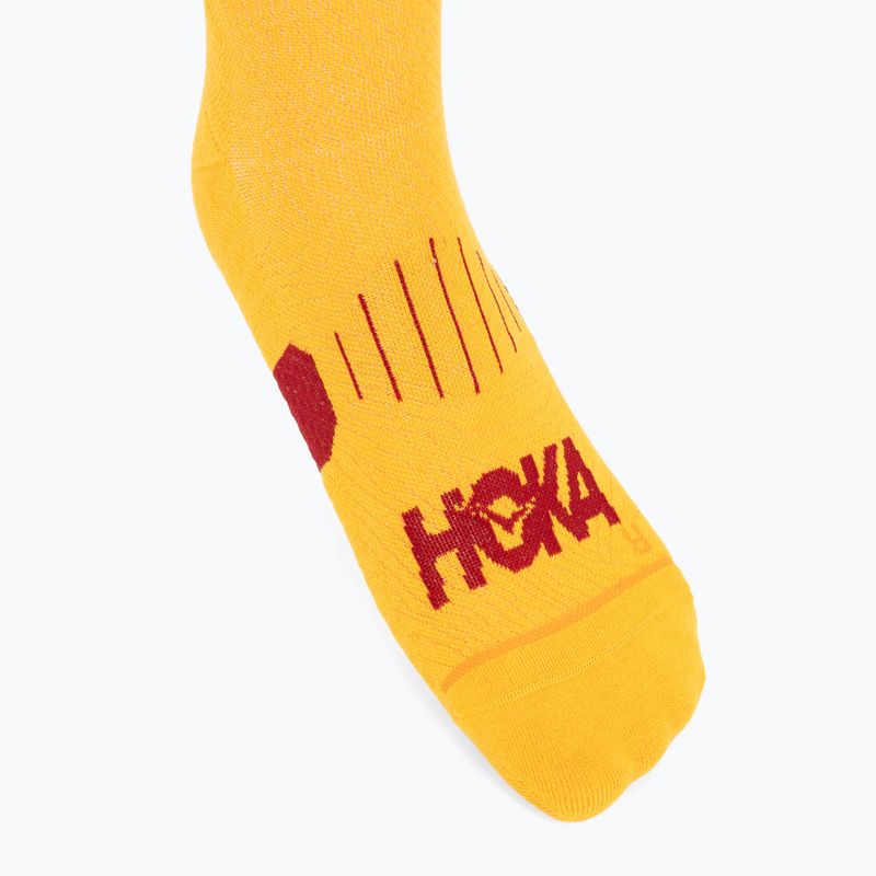 Șosete HOKA Quarter Run Sock 3-Pack egg yolk/cerise/virtual violet 6