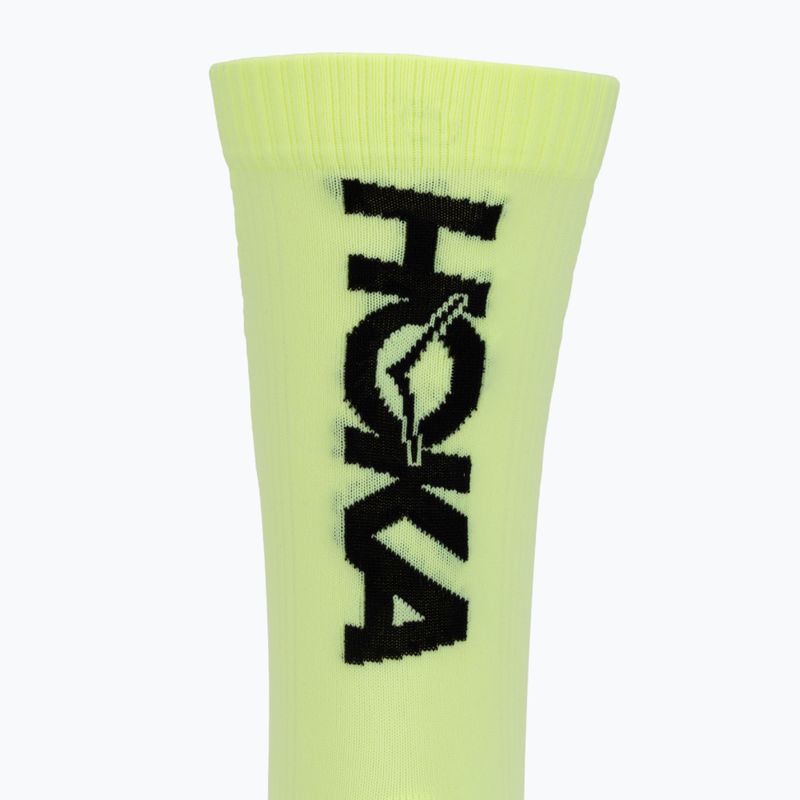 Șosete pentru bărbați HOKA Race Day Crew Sock neon yuzu 3