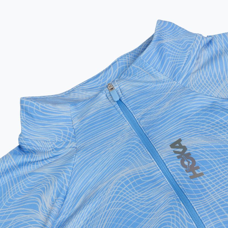 Bluză de alergare pentru bărbați HOKA Skyform Half Zip CLF PRT mineral blue 3