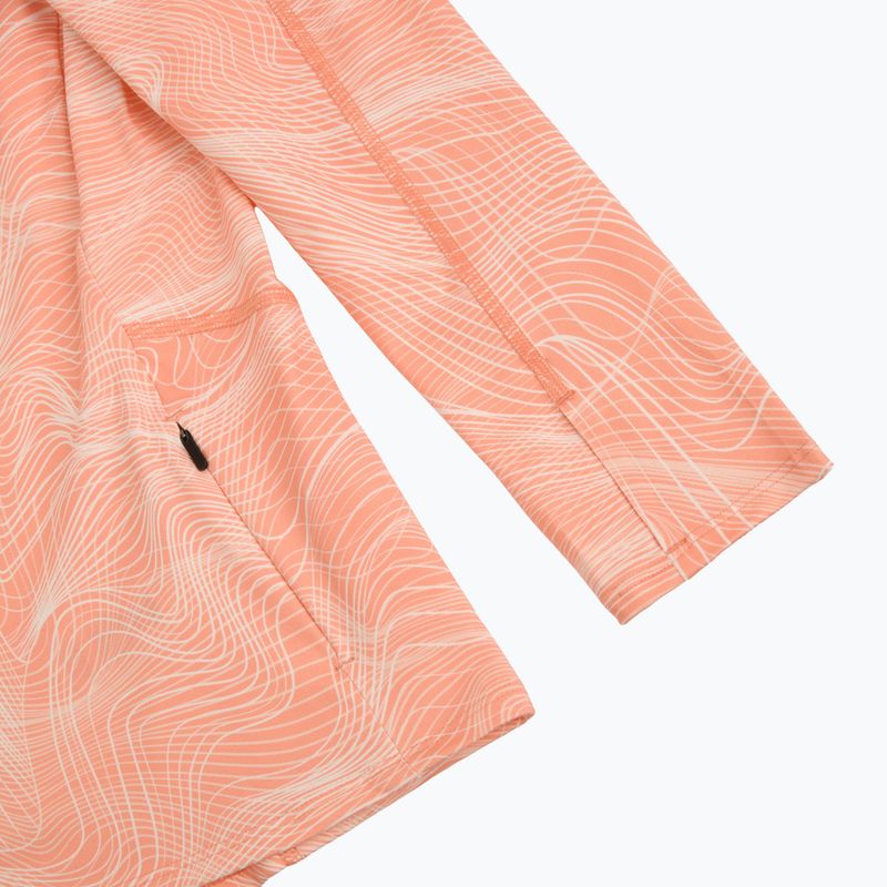 Bluză pentru femei de alergare HOKA Skyform Half Zip CLF PRT sunstone print 4