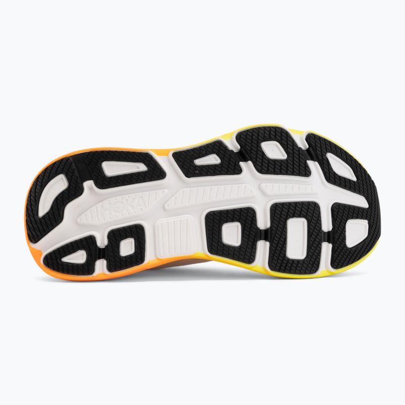 Încălțăminte de alergare pentru bărbați HOKA Bondi 9 white/neon tangerine 4