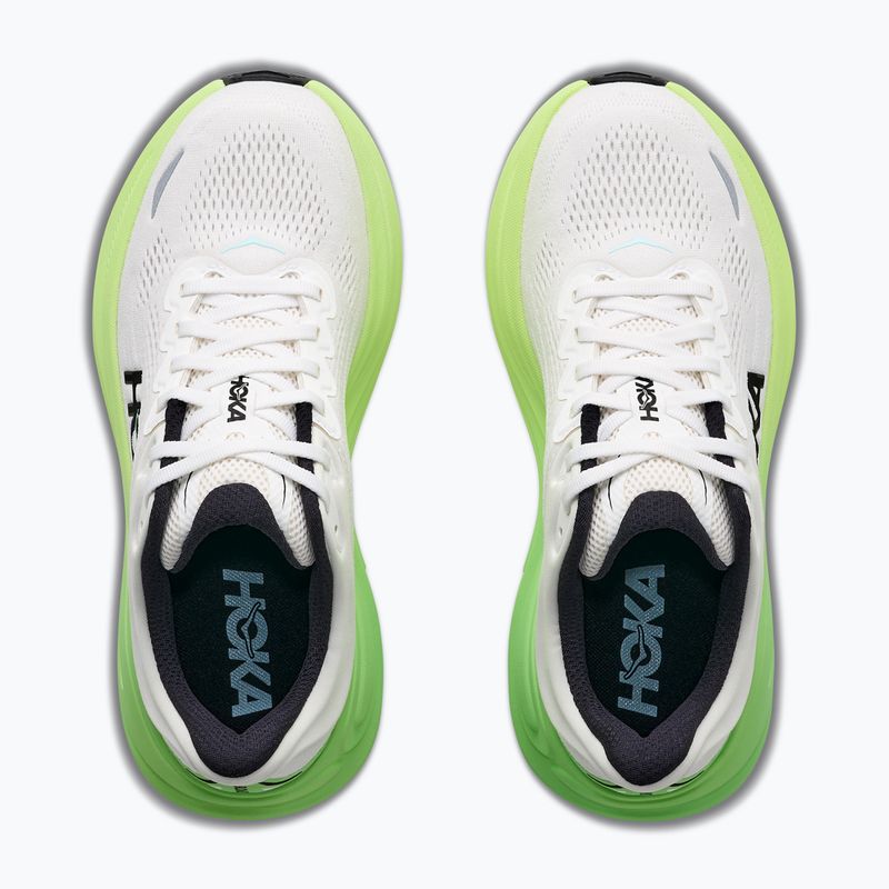 Încălțăminte de alergare pentru femei HOKA Bondi 9 white/tart apple 5