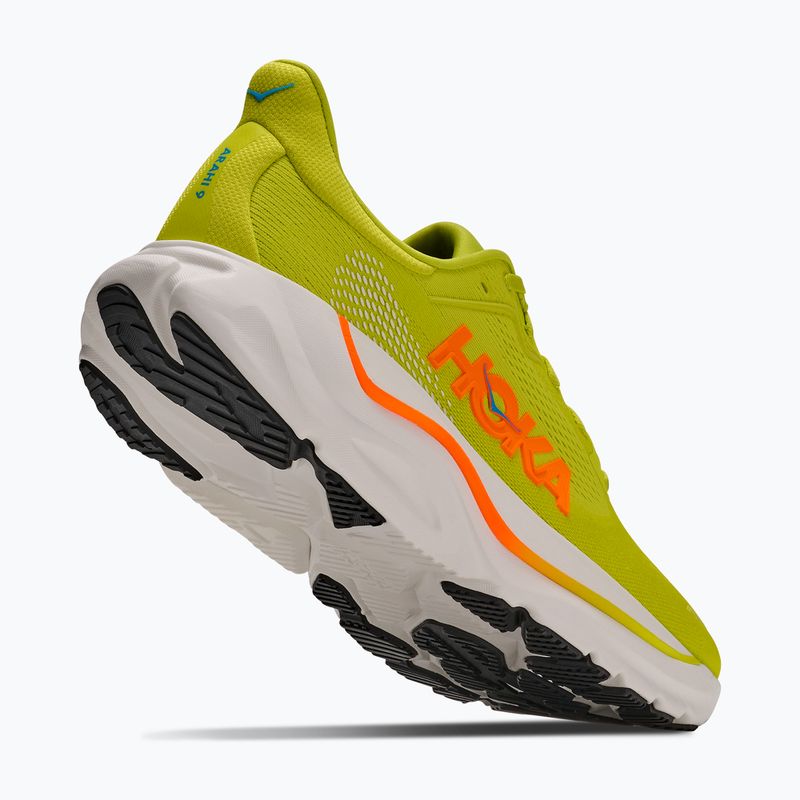 Încălțăminte de alergare pentru bărbați HOKA Arahi 9 Wide hoka citrus/neon tangerine 3