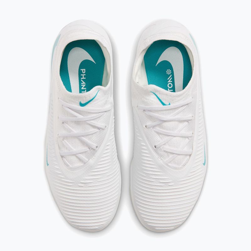 Încălțăminte de fotbal pentru copii Nike Phantom 6 Low Pro Jr FG/MG white/white/dusty cactus 4