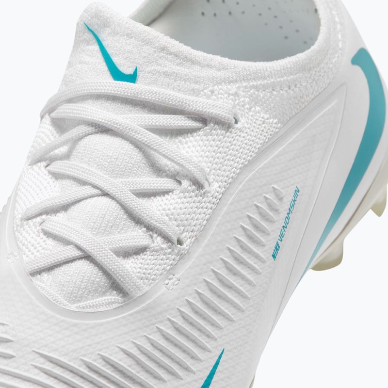 Încălțăminte de fotbal pentru copii Nike Phantom 6 Low Pro Jr FG/MG white/white/dusty cactus 7
