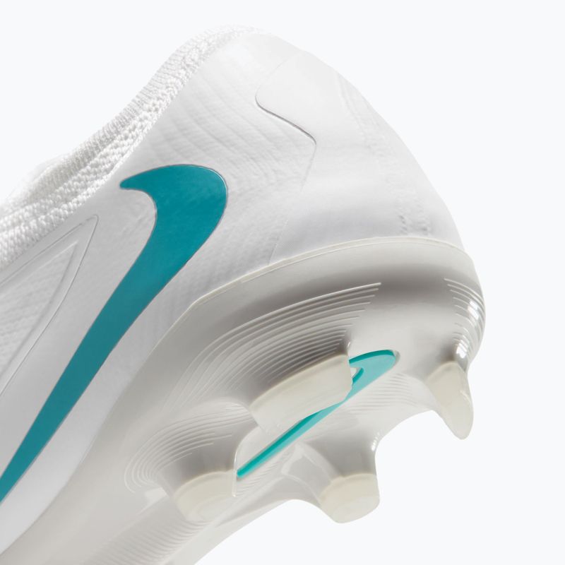 Încălțăminte de fotbal pentru copii Nike Phantom 6 Low Pro Jr FG/MG white/white/dusty cactus 8