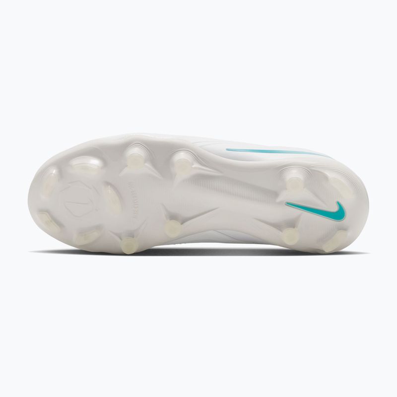 Încălțăminte de fotbal pentru copii Nike Phantom 6 Low Pro Jr FG/MG white/white/dusty cactus 9