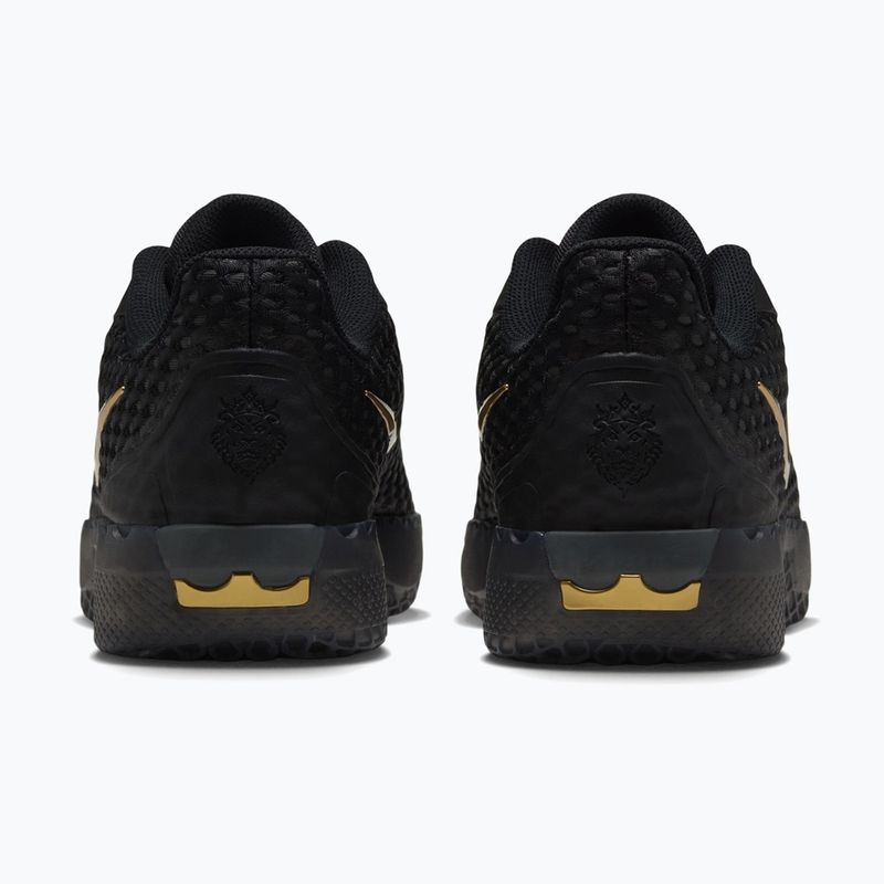 Încălțăminte de baschet pentru bărbați Nike LeBron Witness X black/black/iron grey/metallic gold 4