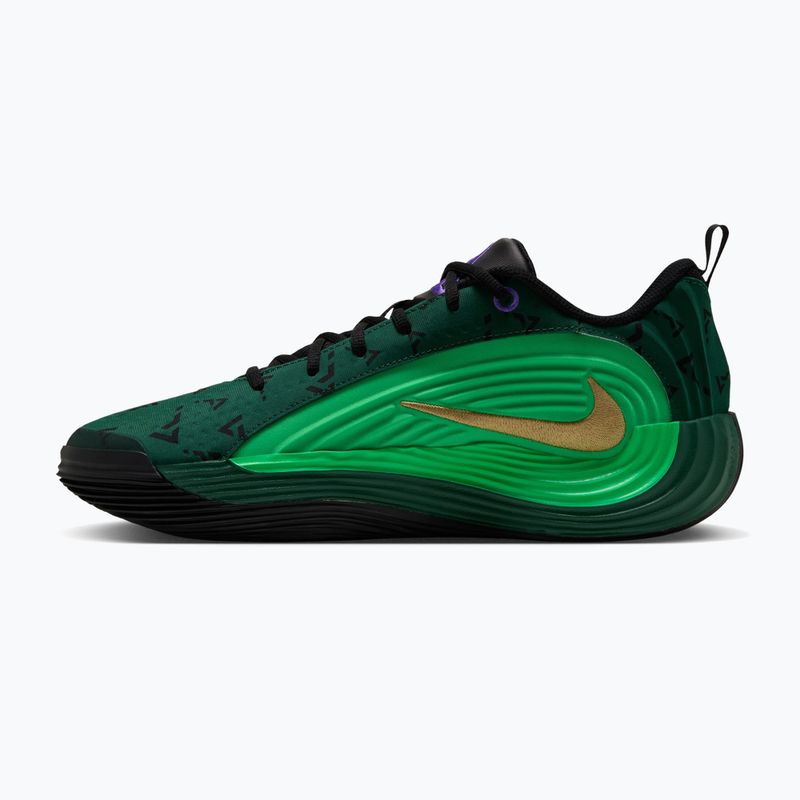 Încălțăminte de baschet pentru bărbați Nike Giannis Immortality 5 gorge green/green spark/metallic gold 2