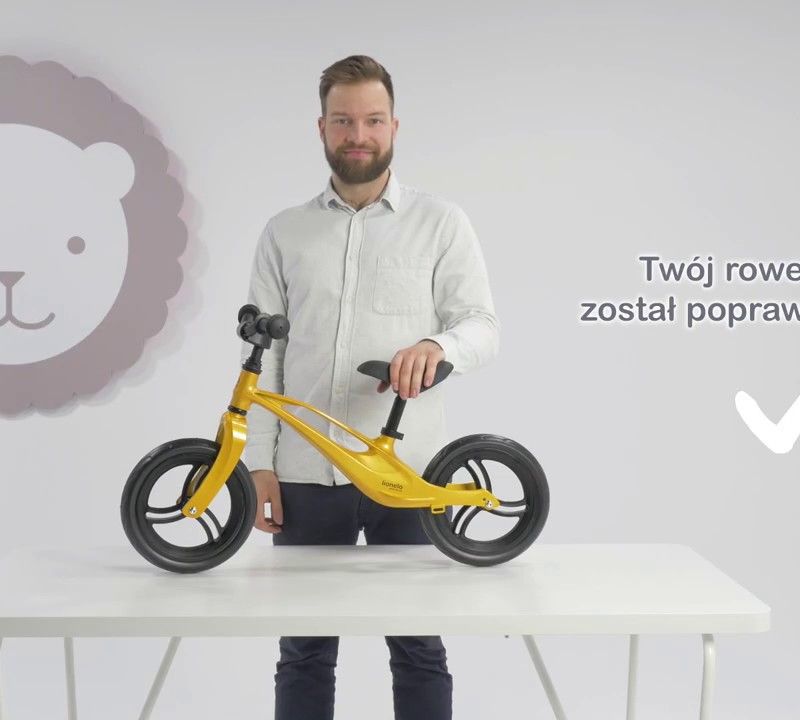 Lionelo Bart Tour bicicletă pentru copii gri-galben LOE-BART TOUR 13