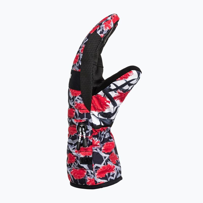 Mănuși de snowboard pentru femei ROXY Cynthia Rowley 2021 true black/white/red 8