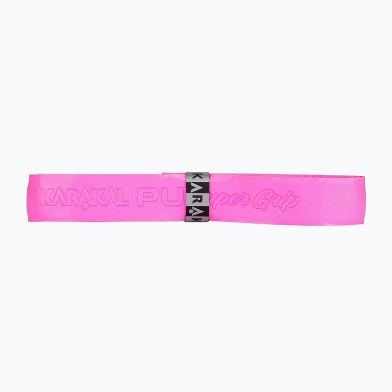 Înveliș pentru rachete de squash Karakal Pu Super Grip pink / black