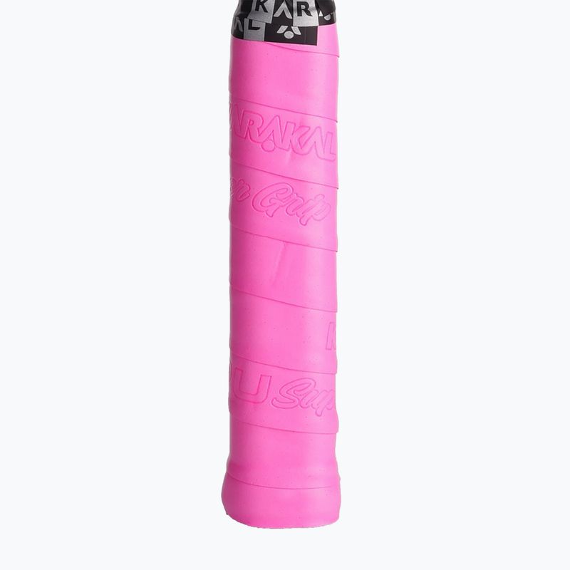 Înveliș pentru rachete de squash Karakal Pu Super Grip pink / black 2