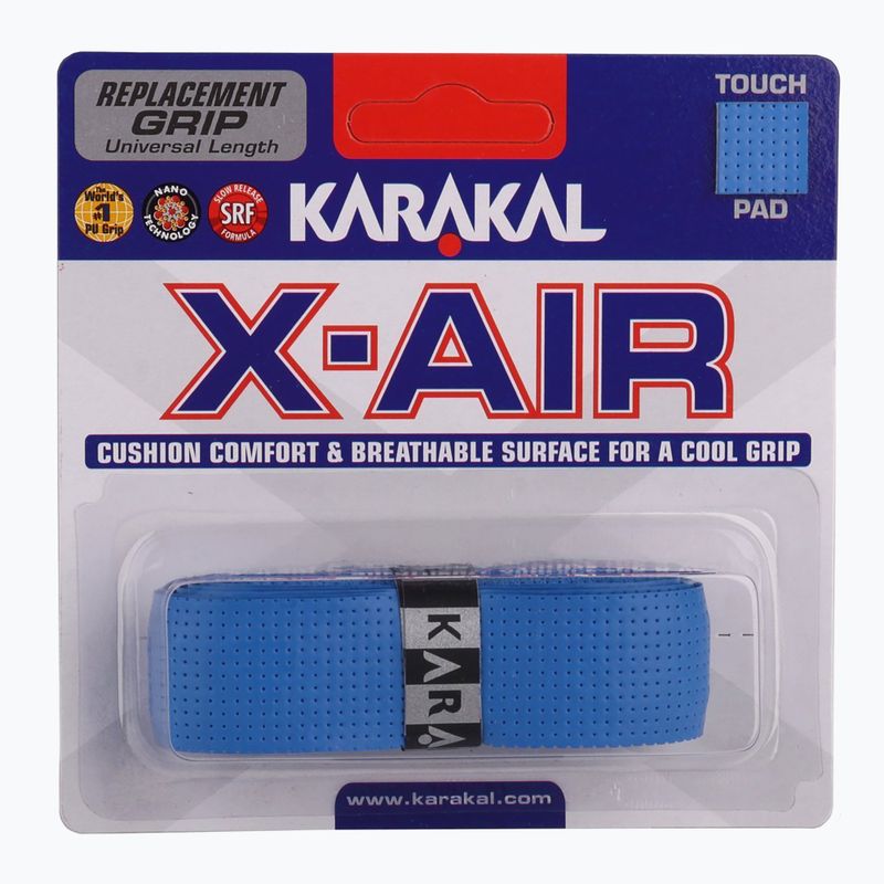 Înveliș de rachetă de squash Karakal X-AIR Grip albastru
