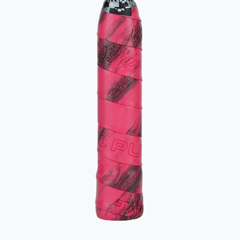 Înveliș pentru rachete de squash Karakal Pu Super Grip Multi red / black 2