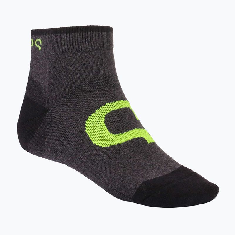 Șosete de tenis Evoq Trainer grafit/negru/galben 4