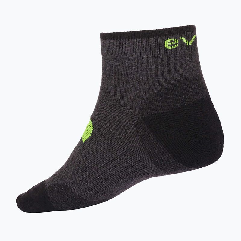 Șosete de tenis Evoq Trainer grafit/negru/galben 5