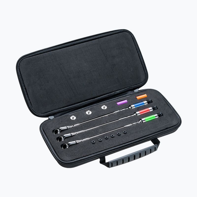MIVARDI Swing Arm MCX Stainless 3 bucăți balize de pescuit multicolore din oțel inoxidabil