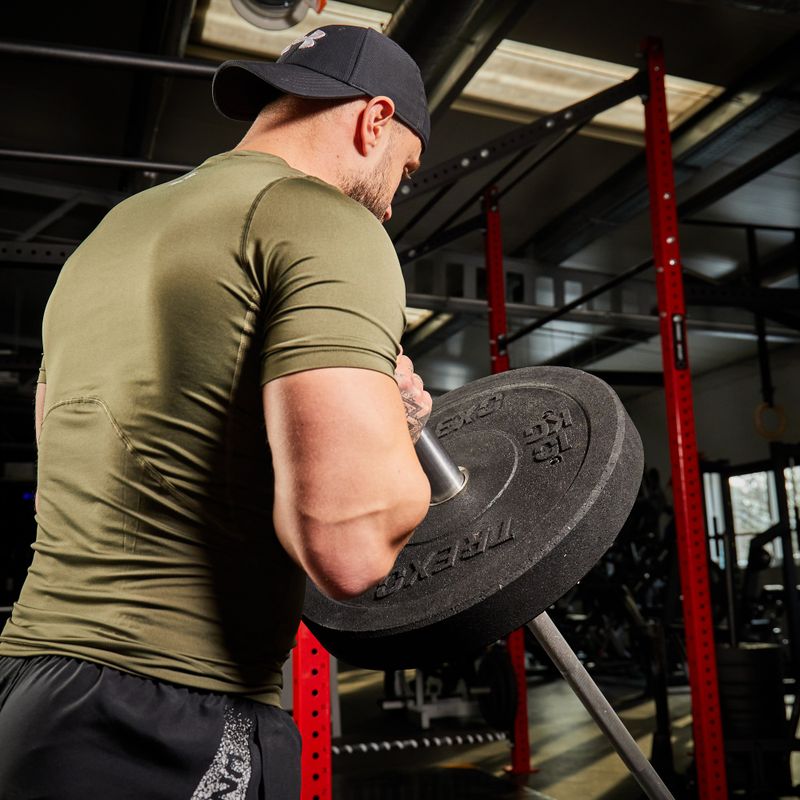 Greutate bumper de olimpiadă XTREXO neagră TRX-BMP010 10 kg 9