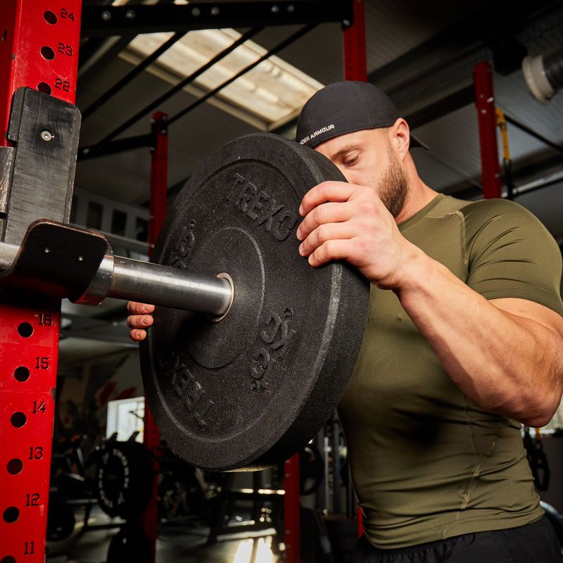 Greutate bumper de olimpiadă XTREXO neagră TRX-BMP010 10 kg 10