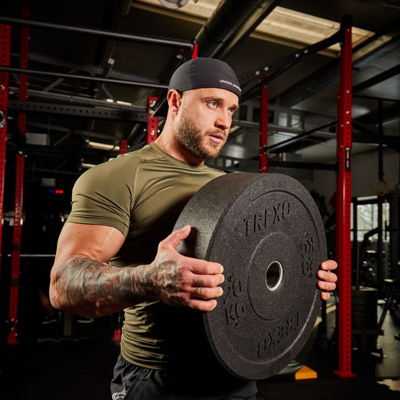 Greutate bumper de olimpiadă XTREXO neagră TRX-BMP020 20 kg 6