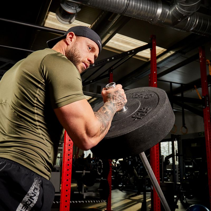 Greutate bumper de olimpiadă XTREXO neagră TRX-BMP020 20 kg 7