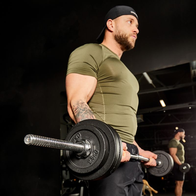 Set de gantere cu bară XTREXO 50 kg DK50 6