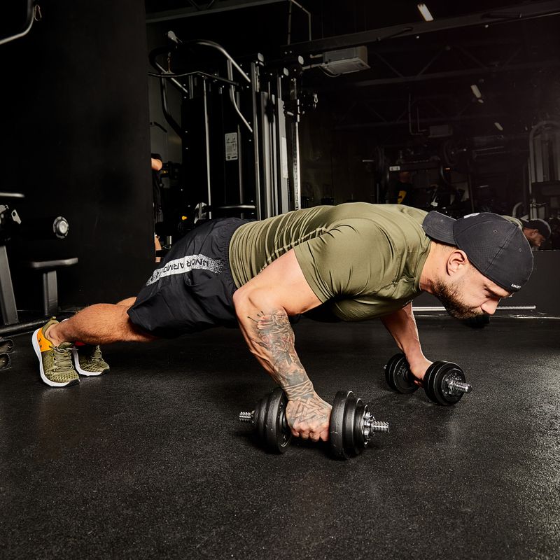 Set de gantere cu bară XTREXO 50 kg DK50 9