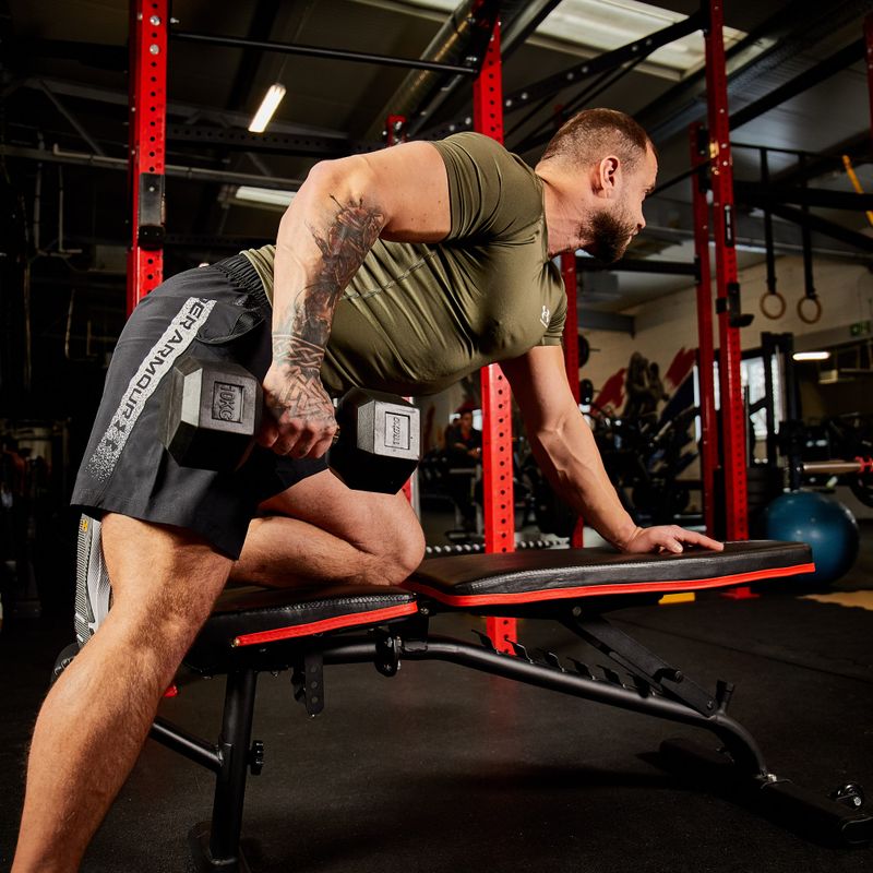 Ganteră cauciucată XTREXO Hex HXD100 10 kg 8