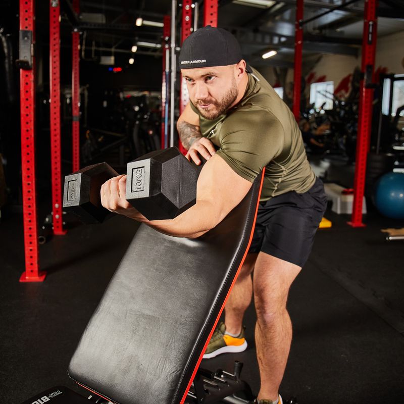 Bancă de antrenament XTREXO B100 neagră 8