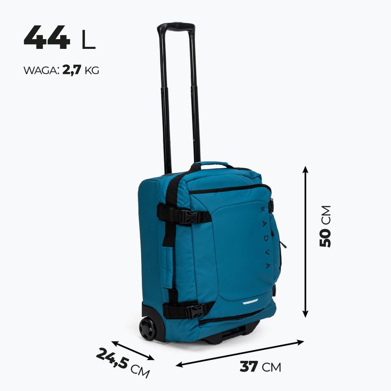 Geantă de voiaj de cabină KADVA Lazio 44 l albastră 3