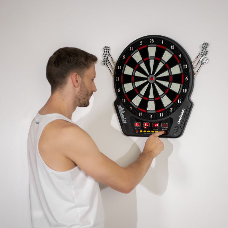 Țintă de darts electronică ONETEAM TargetJoy szary 13