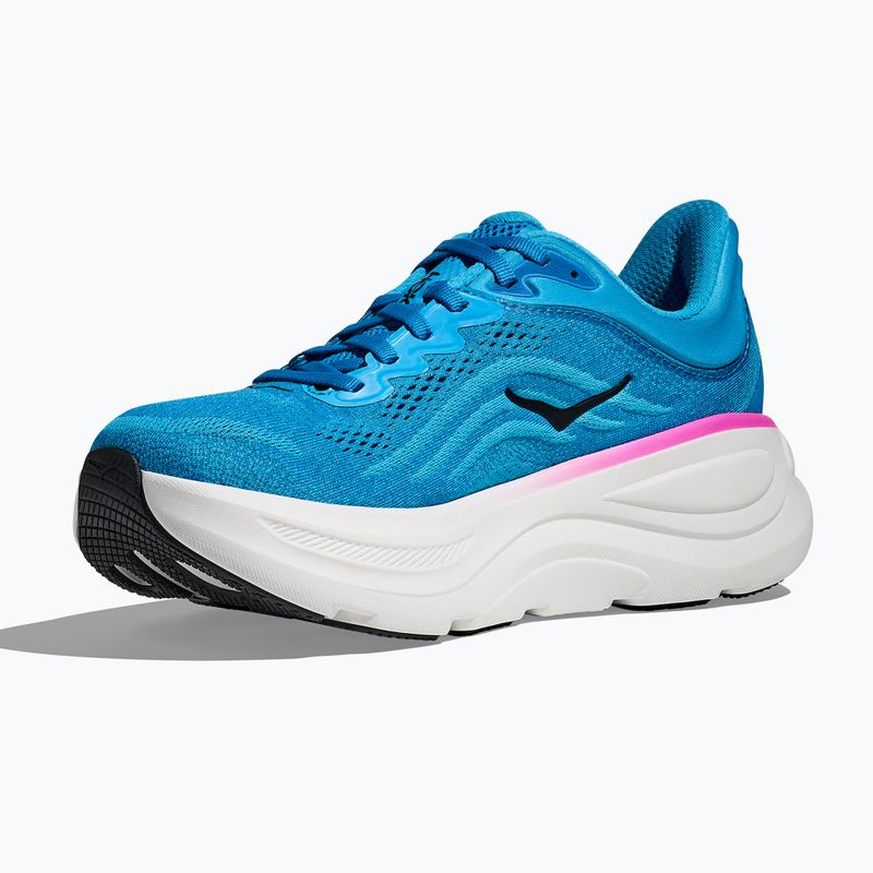 Încălțăminte de alergare pentru femei HOKA Bondi 9 skyward blue/neon fuchsia 4