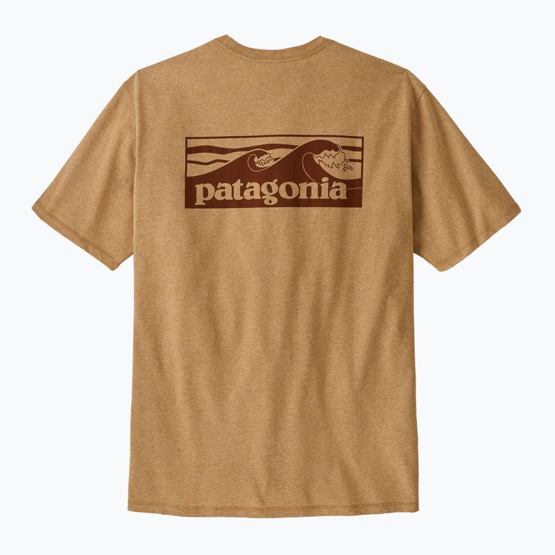 Tricou pentru bărbați Patagonia Boardshort Logo Pocket Responsibili talon gold 3