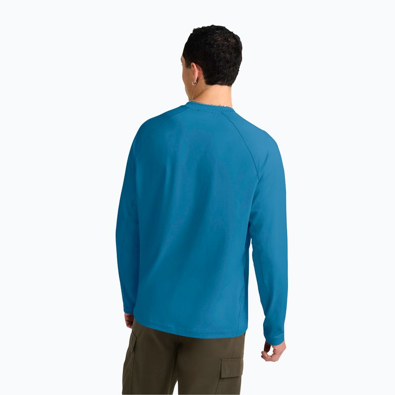Longsleeve pentru bărbați Jack Wolfskin Prelight Trail Crew aurora blue 3