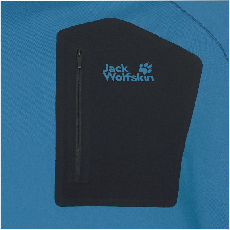 Longsleeve pentru bărbați Jack Wolfskin Prelight Trail Crew aurora blue 7