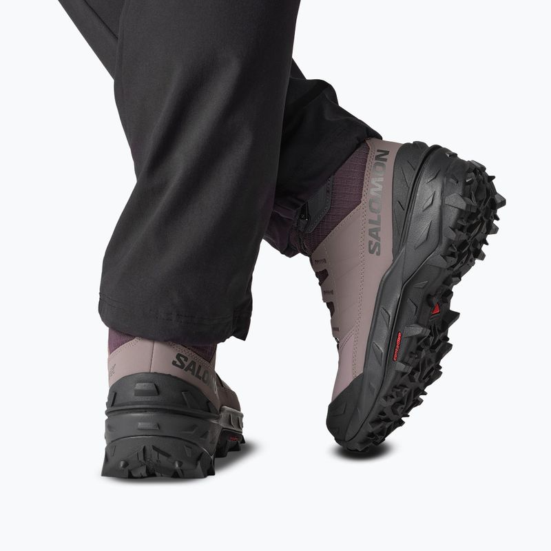 Încălțăminte de trekking pentru femei Salomon Crosstrak Powder WP nine iron/shark 7