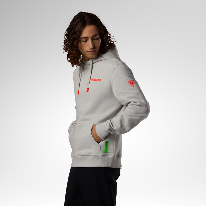 Bluză pentru bărbați Rossignol Hero Hoodie light grey 4