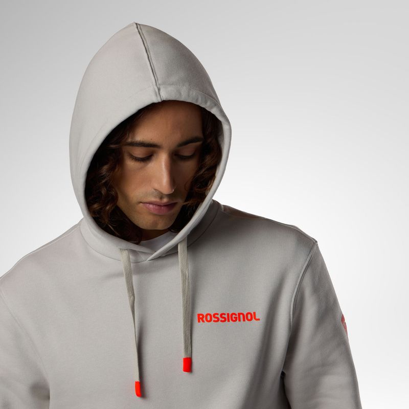 Bluză pentru bărbați Rossignol Hero Hoodie light grey 5