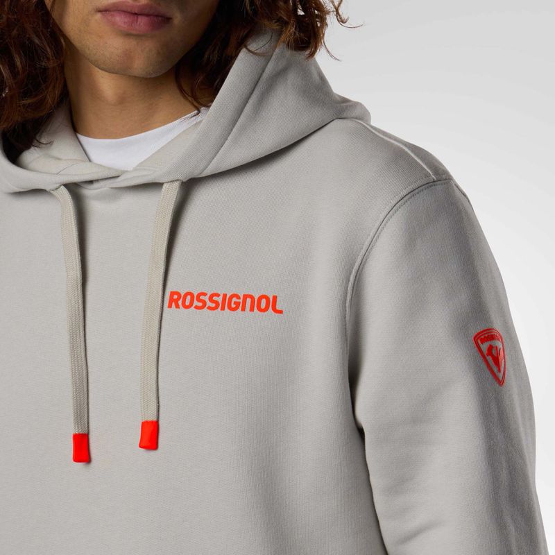 Bluză pentru bărbați Rossignol Hero Hoodie light grey 6