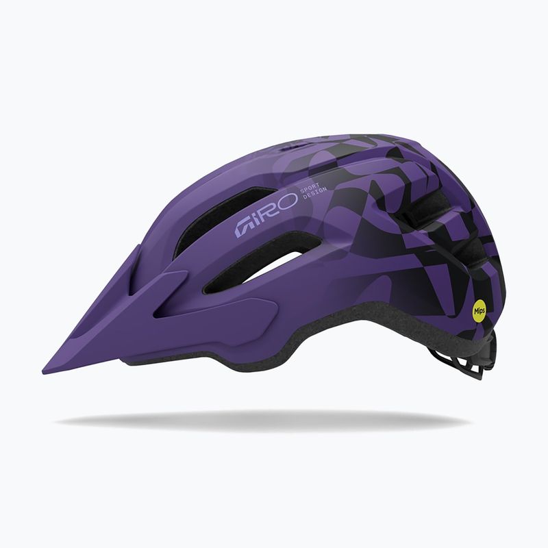 Cască de bicicletă pentru copii Giro Fixture II MIPS matte purple rush 2