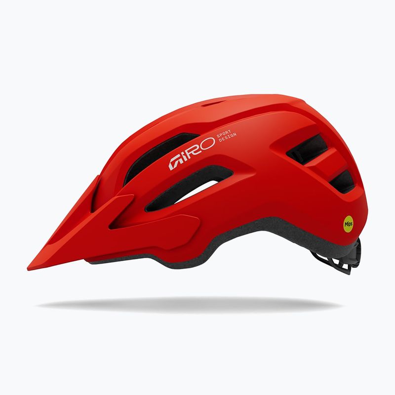Cască de bicicletă Giro Fixture II MIPS matte flame red 2