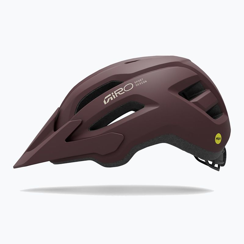 Cască de bicicletă Giro Fixture II MIPS W matte maroon 2