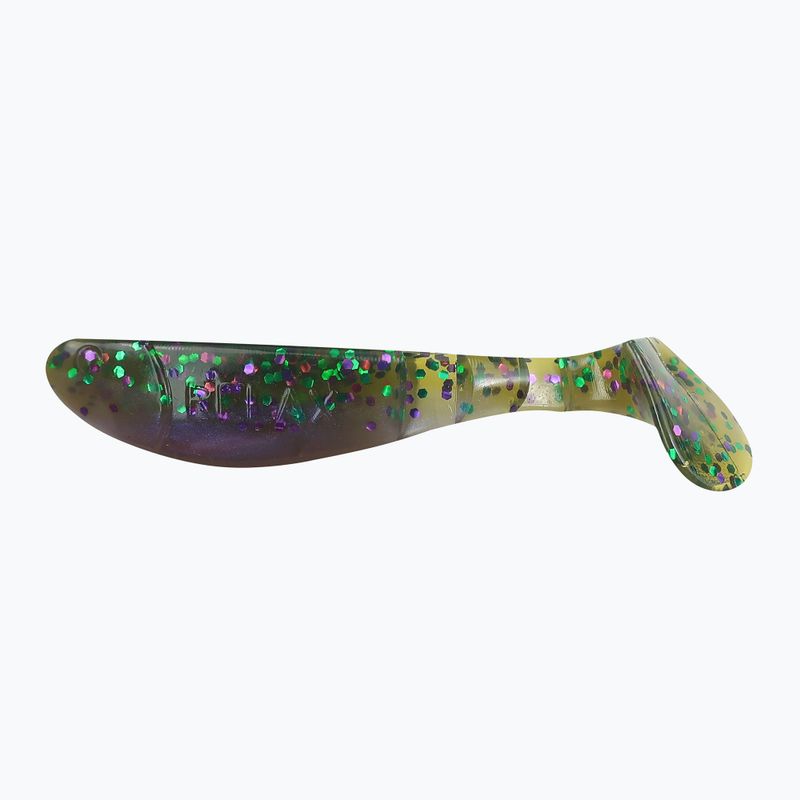Relax Hoofed Cauciuc cu copite 2,5 Laminat 4 buc. Violet Pearl / Pepene roșu-violet, verde glitter BLS25