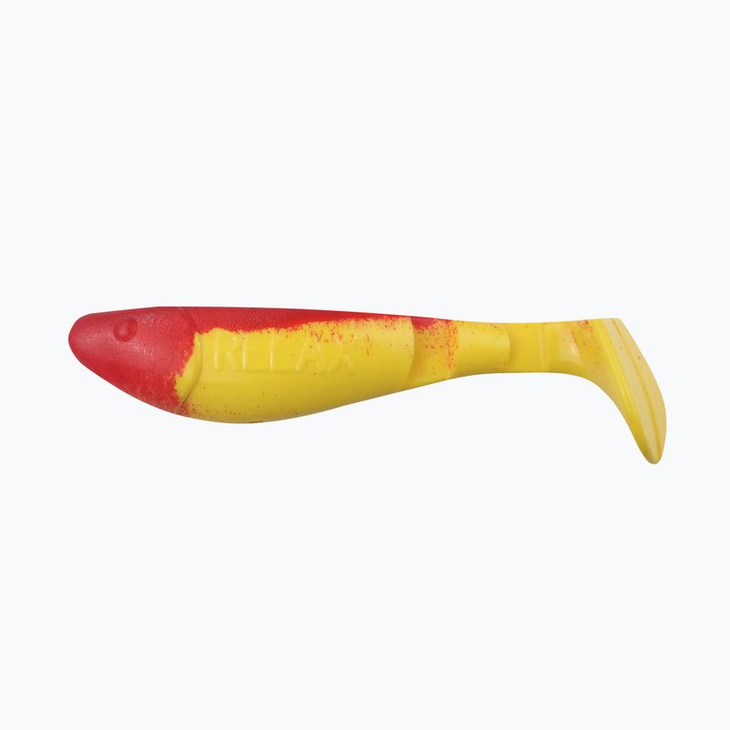 Momeală de cauciuc Relax Hoof 2,5 Standard 4 buc. Roșu / Galben BLS25-S