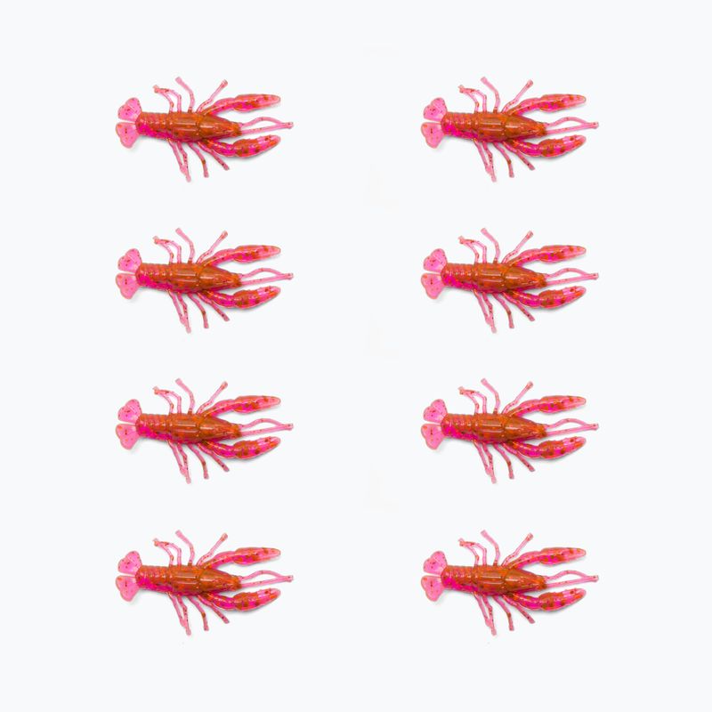 Relax Crawfish 2 Standard 8 buc. Crawfish-Orange Glitter CRF1-S