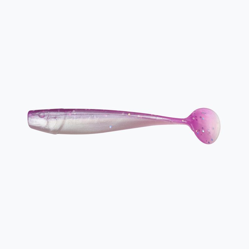 Relax Kingshad 3 momeală moale laminată 4 buc. Purpuriu-Hologramă Glitter / Perlă albă KS3